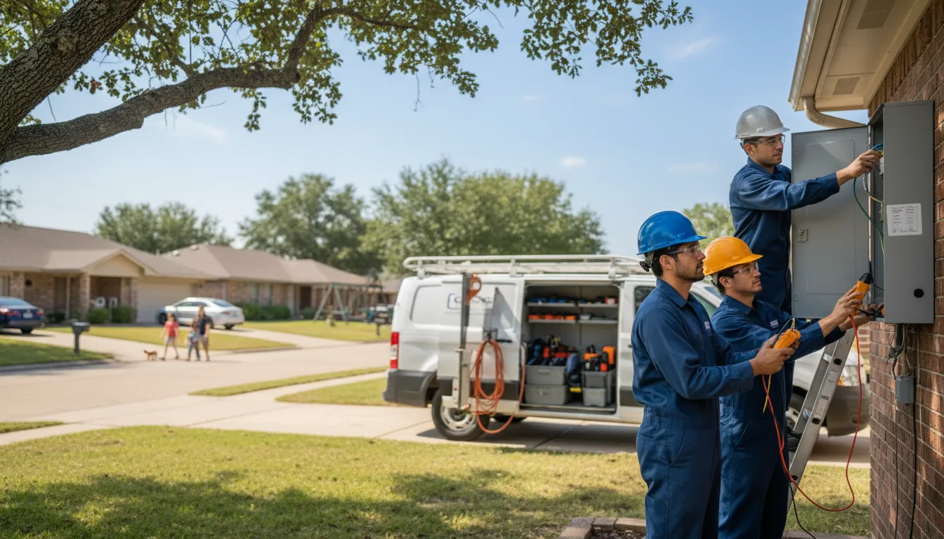 Certified electrician providing emergency electrical services in Oden, MI